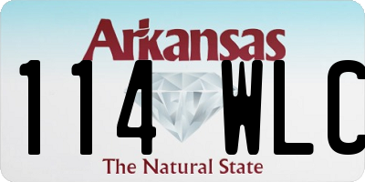 AR license plate 114WLC