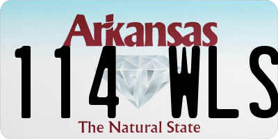 AR license plate 114WLS