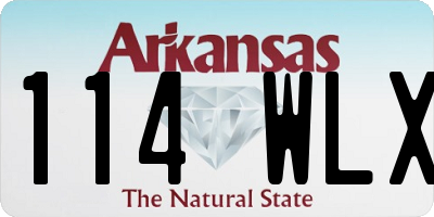 AR license plate 114WLX