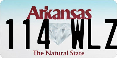 AR license plate 114WLZ