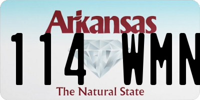 AR license plate 114WMN