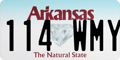 AR license plate 114WMY