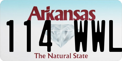 AR license plate 114WWL