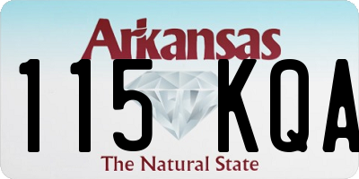 AR license plate 115KQA