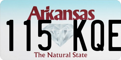 AR license plate 115KQE