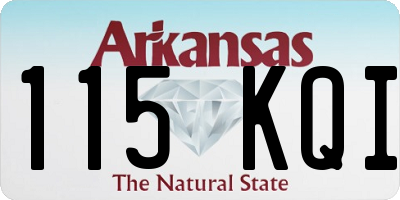 AR license plate 115KQI