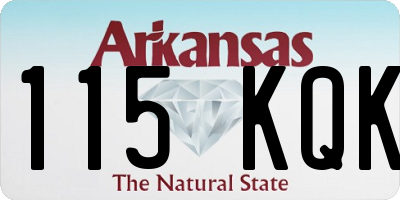 AR license plate 115KQK
