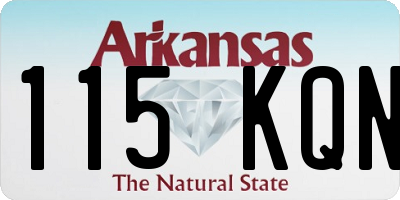 AR license plate 115KQN