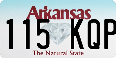AR license plate 115KQP
