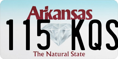 AR license plate 115KQS