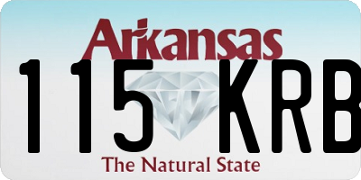 AR license plate 115KRB