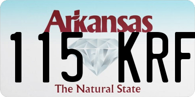 AR license plate 115KRF