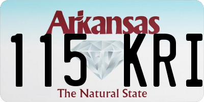 AR license plate 115KRI