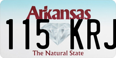 AR license plate 115KRJ