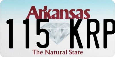 AR license plate 115KRP