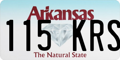 AR license plate 115KRS