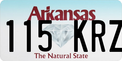 AR license plate 115KRZ