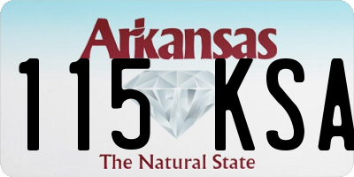 AR license plate 115KSA