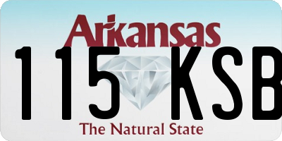 AR license plate 115KSB