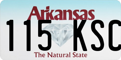 AR license plate 115KSC