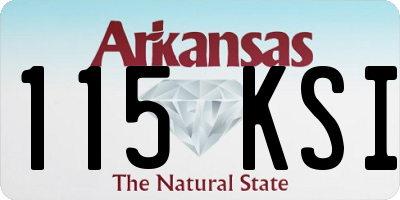 AR license plate 115KSI