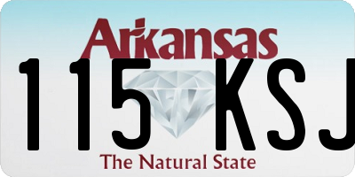 AR license plate 115KSJ