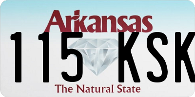 AR license plate 115KSK