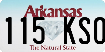 AR license plate 115KSO