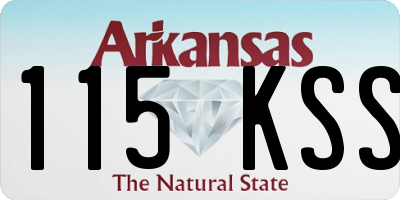 AR license plate 115KSS