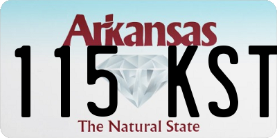 AR license plate 115KST