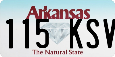 AR license plate 115KSV