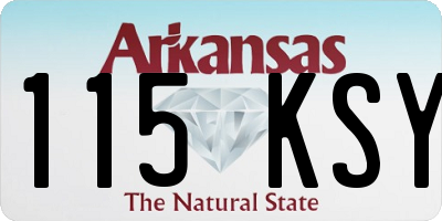AR license plate 115KSY