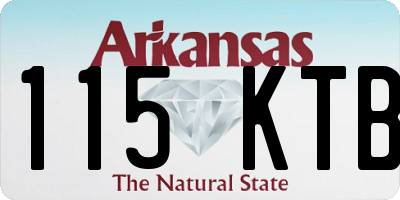 AR license plate 115KTB