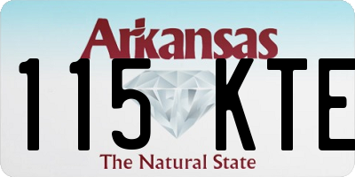 AR license plate 115KTE