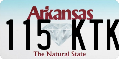 AR license plate 115KTK