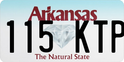 AR license plate 115KTP