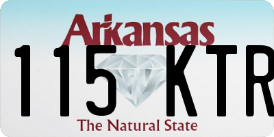 AR license plate 115KTR