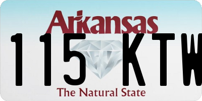 AR license plate 115KTW