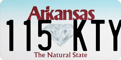 AR license plate 115KTY