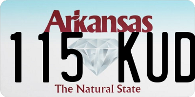 AR license plate 115KUD