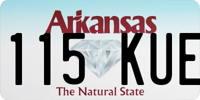 AR license plate 115KUE