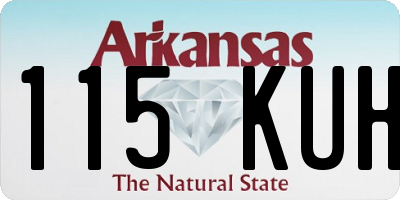AR license plate 115KUH