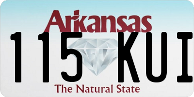 AR license plate 115KUI