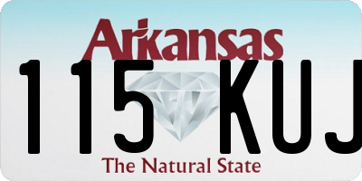 AR license plate 115KUJ
