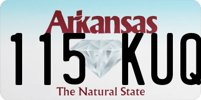 AR license plate 115KUQ