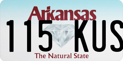 AR license plate 115KUS