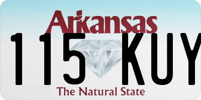 AR license plate 115KUY