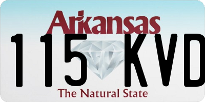 AR license plate 115KVD