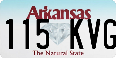AR license plate 115KVG