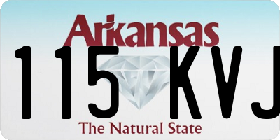 AR license plate 115KVJ